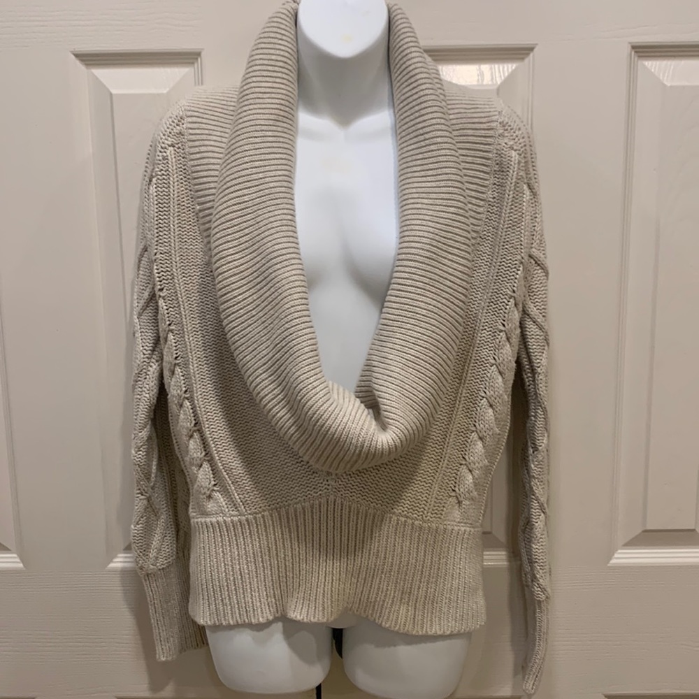 Cream Cable Knit Sweater
